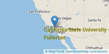 fullerton university map|csu fullerton location.